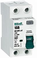 Выключатель дифференциального тока УЗО DeKraft УЗО-03 2п 10А 100мА 6,0кА тип A фото Выключатель дифференциального тока УЗО DeKraft УЗО-03 2п 10А 100мА 6,0кА тип A картинка